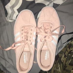 Pink adidas NEO cloudfoam shoes